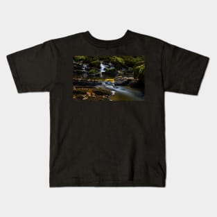 Burbage Brook in Autumn Kids T-Shirt